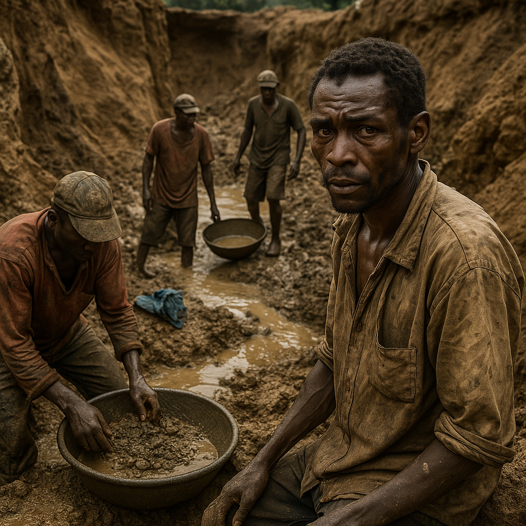 Mineiros na Guerra do Congo