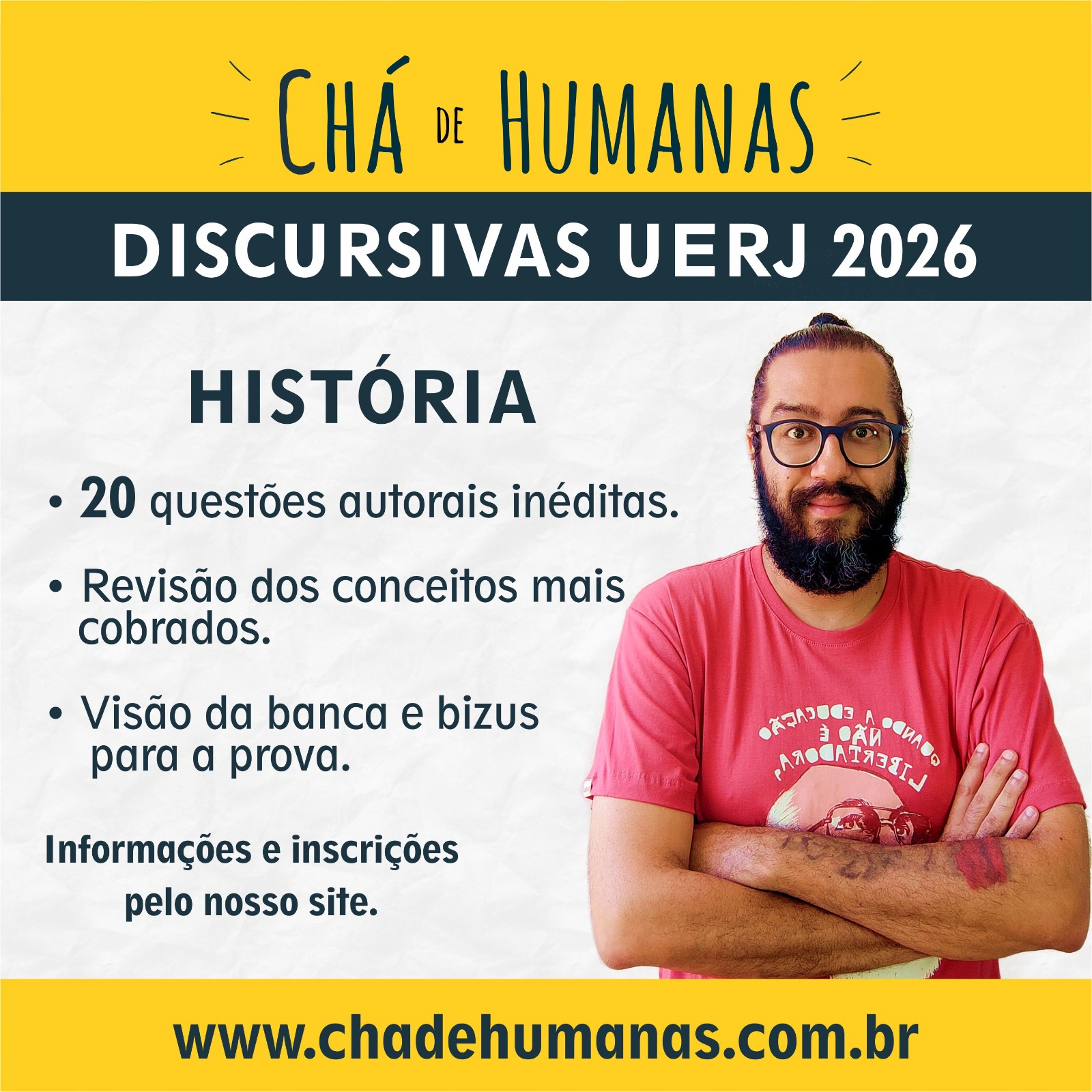 Projeto UERJ 2026 – Discursivas: História